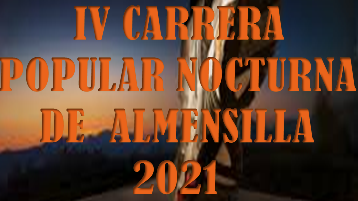 CARTELERIA IV CARRERA POPULAR NOCTURNA DE ALMENSILLA