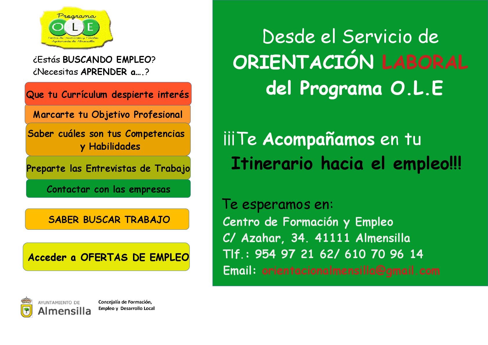 CARTEL PROGRAMA OLE-001