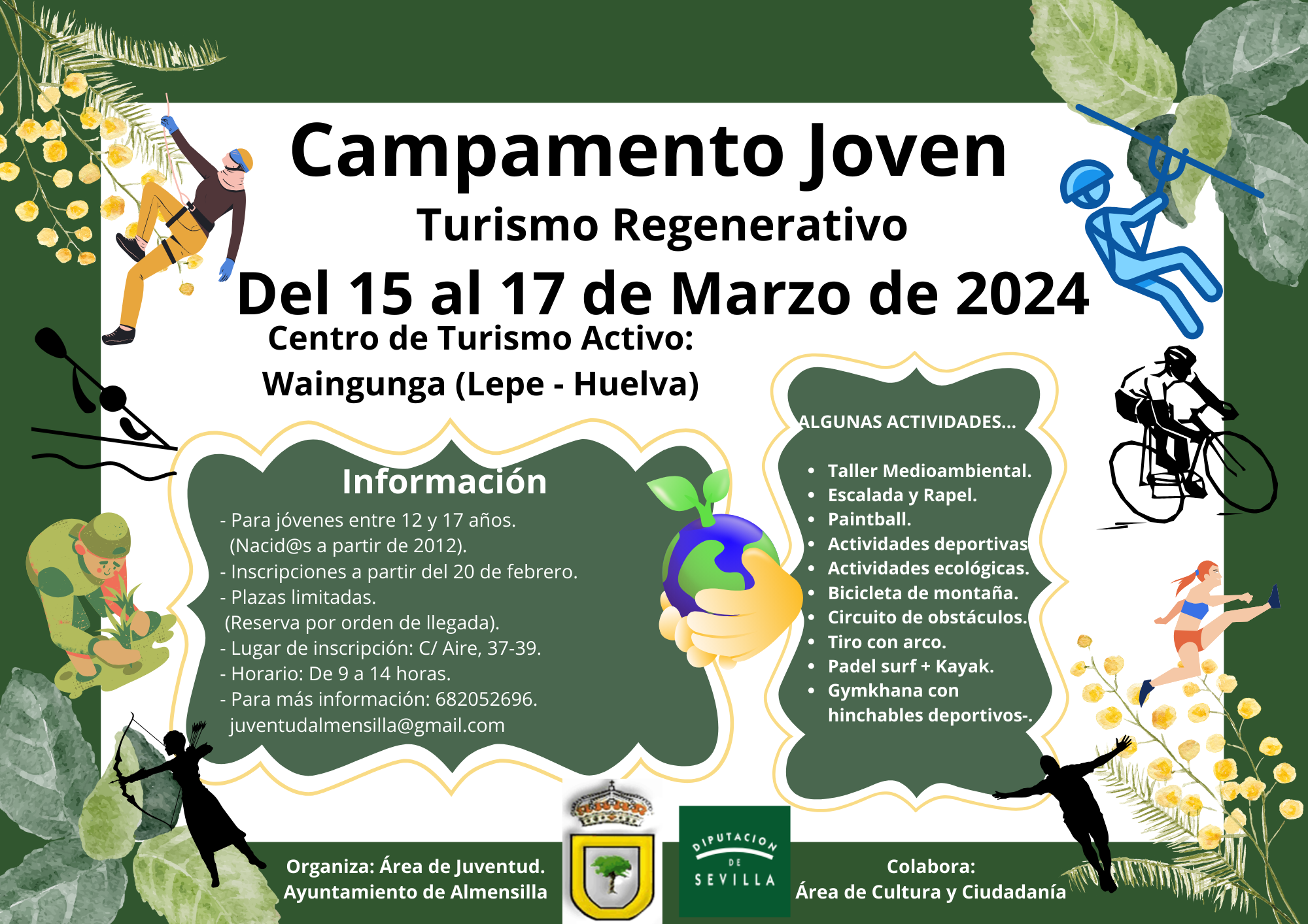 Cartel Campamento Joven