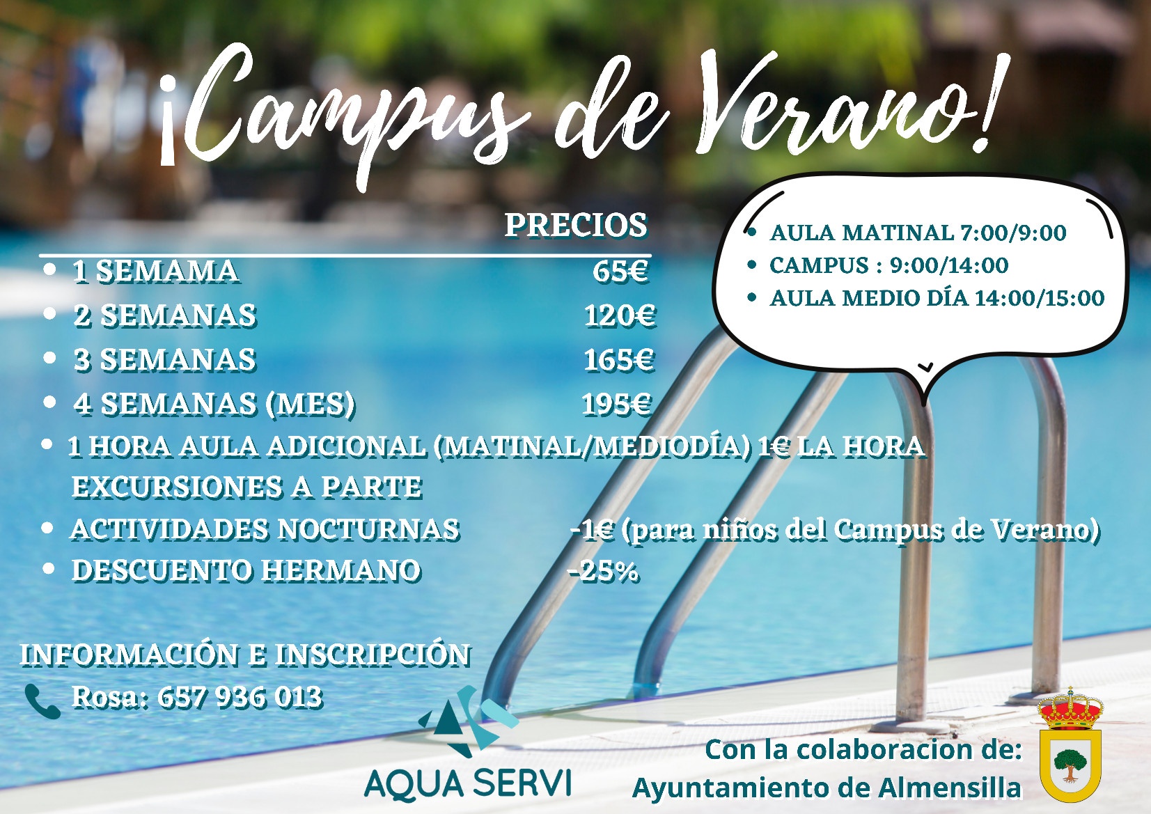 Cartel Campus de Verano 2021