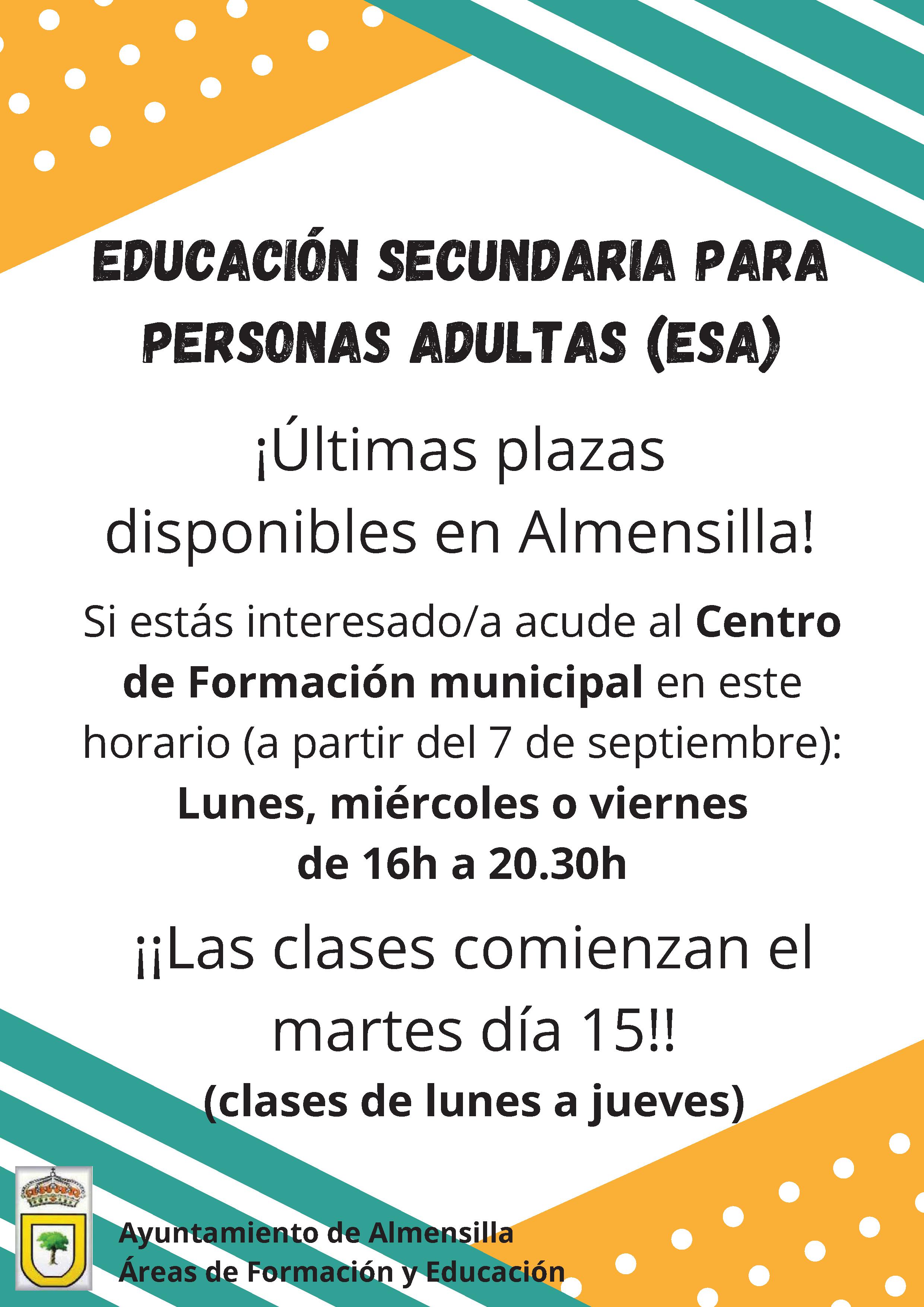 Educación Secundaria Personas Adultas