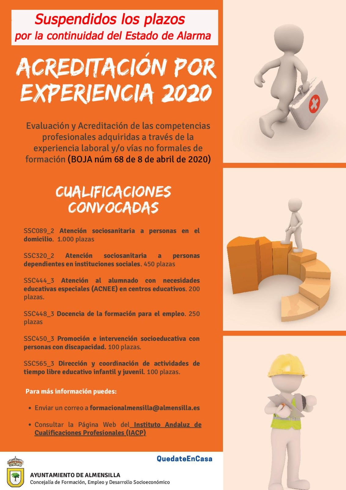 Suspensión de plazos para Acredita 2020